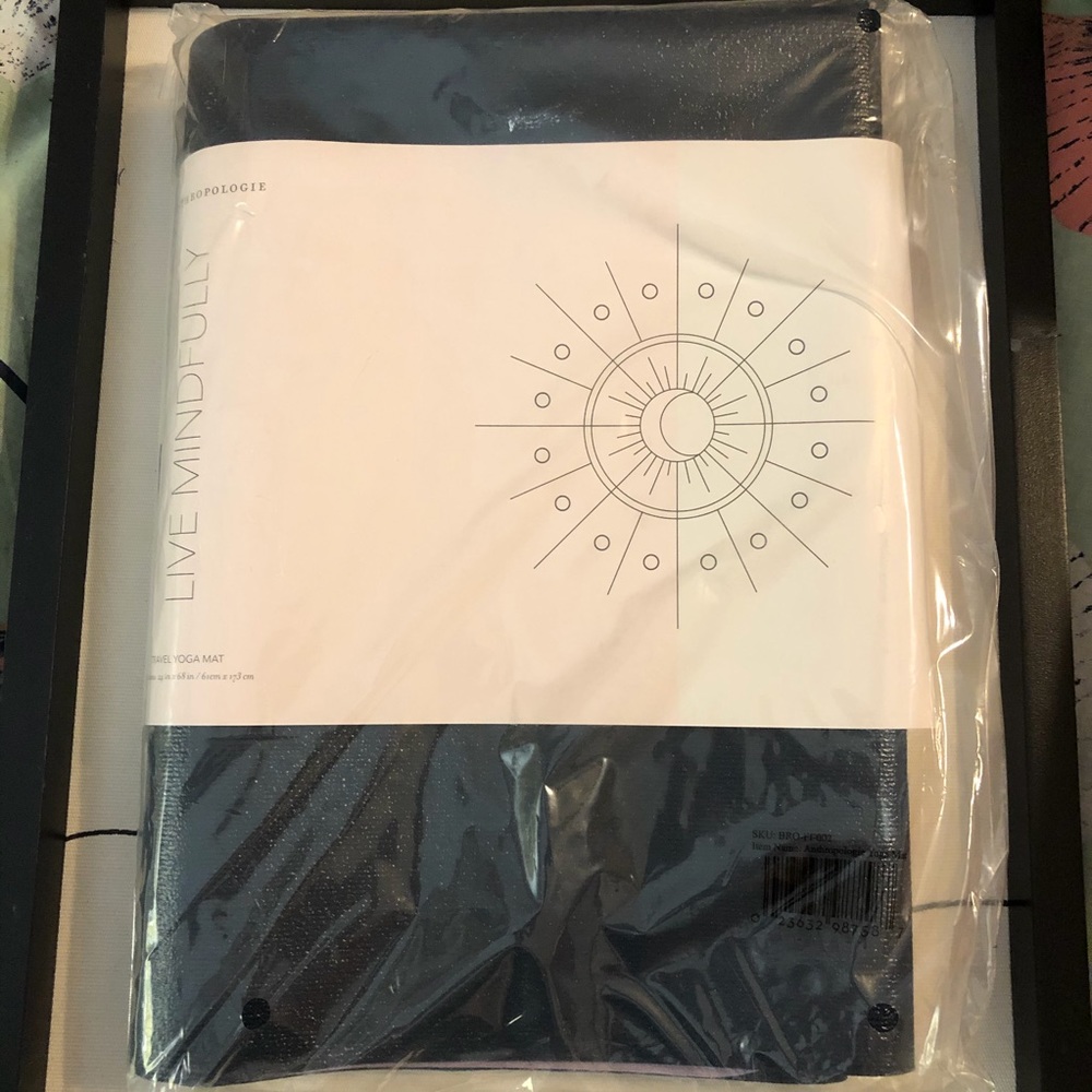 Live Mindfully travel yoga mat from Anthropologie